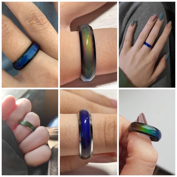 Unisex Emotion Color Changing Mood Ring - Picture 4 of 15